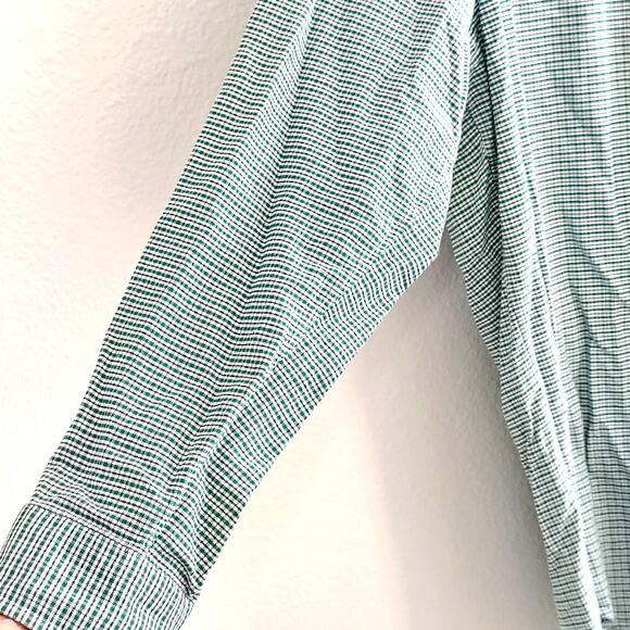 Ralph Lauren Yarmouth Men 15 1/2 32/33 Green White Plaid Button Down Shirt - Picture 6 of 6